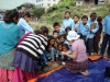 School children seeing pictures of NZ