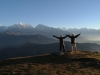 Early morning view of Mt Everest from Pike